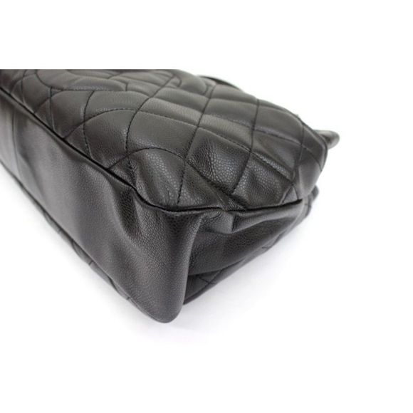 Chanel Caviar Chain Shoulder Matelasse Black Here Mark - Picture 4 of 7
